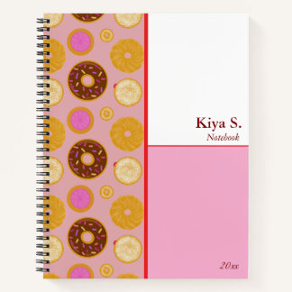 Sweet Donuts Spiral Notebook  Notizblock