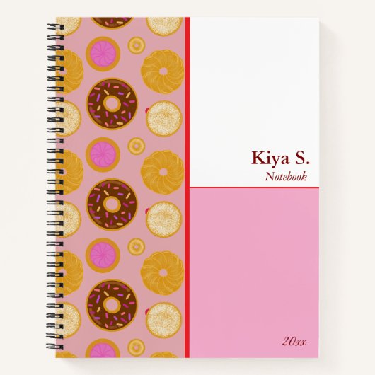 Sweet Donuts Spiral Notebook  Notizblock (Vorderseite)