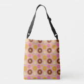 Sweet Donuts Tote Bag Tragetaschen Mit Langen Trägern (Rückseite)