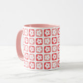 Sweet Dot Petals Rosa Tasse (Vorderseite Links)