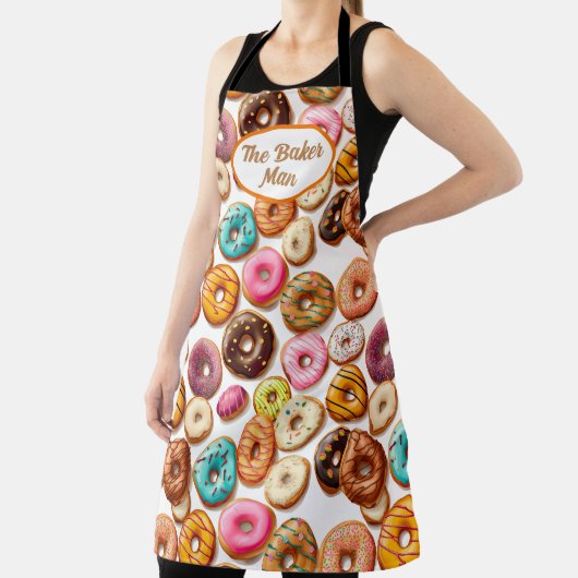 Sweet Doughnut The Baker Man All-over Print-Schürz Schürze (InSitu)
