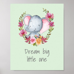 Sweet Dream Big Watercolor Kinderzimmer Poster