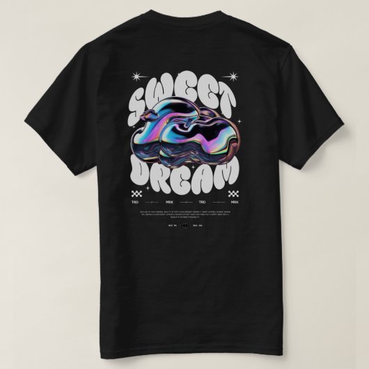 Sweet Dream Cloud Graphic T-Shirt (Design Rückseite)