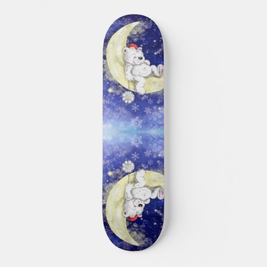 Sweet Dreaming Little Bär - Niedlich Skateboard (Vorderseite)