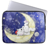 Sweet Dreaming Little Bear Laptopschutzhülle (Vorderseite)