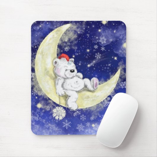 Sweet Dreaming Little Bear Mousepad (Mit Mouse)