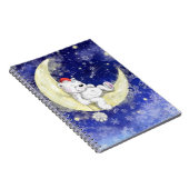 Sweet Dreaming Little Bear Notizblock (Rechte Seite)