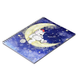 Sweet Dreaming Little Bear Notizblock