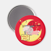 Sweet Dreams and Mince Pies Magnet (Vorderseite/Rückseite)