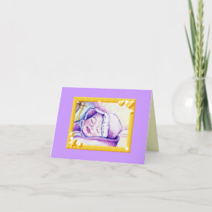 Sweet Dreams Baby Anpassbare Note Karte