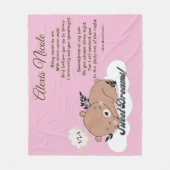 Sweet Dreams Baby Bear Fleecedecke (Vorderseite)