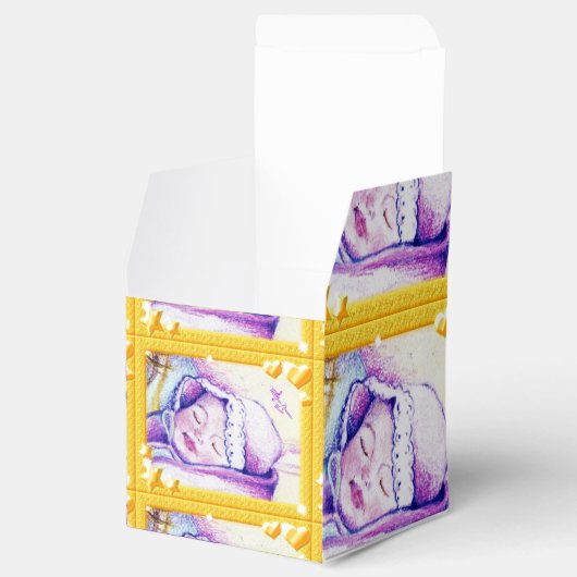 Sweet Dreams Baby Customizable Classic Favor Box Geschenkschachtel (Geöffnet)