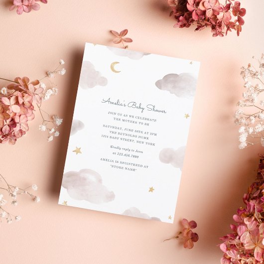 Sweet Dreams Baby Dusche einladen Einladung