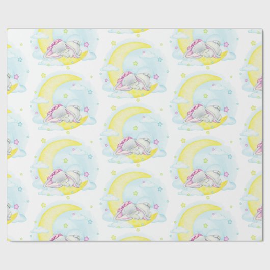 Sweet Dreams Baby Dusche Geschenkpapier (Flach)