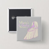 Sweet Dreams Baby Dusche Personalisierte Tasten Button (Vorne & Hinten)
