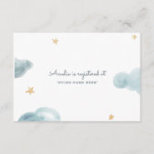 Sweet Dreams Baby Duschvorrichtung Begleitkarte (Vorderseite)