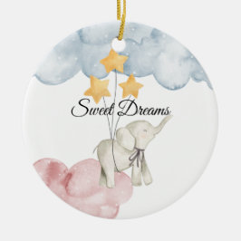 Sweet Dreams Baby Elephant 2021 Keramik Ornament