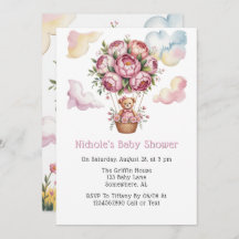 Sweet Dreams Baby Girl Dusche