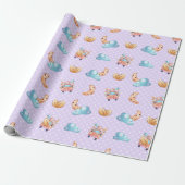 Sweet Dreams Baby Monkey Pattern Geschenkpapier (Ungerollt)