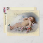 Sweet Dreams, Babydusche Einladung (Vorne/Hinten)