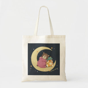 Sweet Dreams: Bären & Honey Illustration Tragetasche