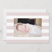 Sweet Dreams Birth Ankündigung (Rückseite)