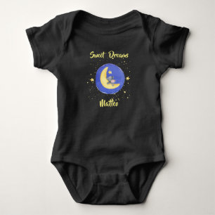Sweet Dreams Boy Baby Elephant 2 Baby Bodysuit Strampler