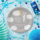 "Sweet Dreams" Bunny Baby Dusche Personalisiert Pappteller (Party)