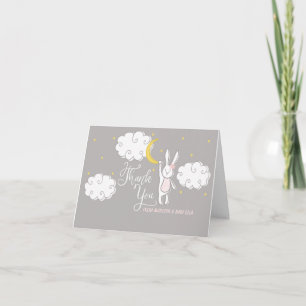 "Sweet Dreams" Bunny eingeklappt Danke Karte