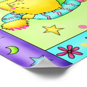 Sweet Dreams Cat Poster (Ecke)