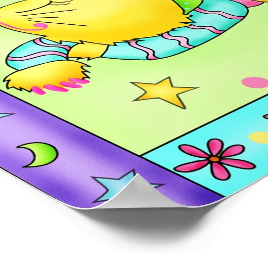 Sweet Dreams Cat Poster (Ecke)