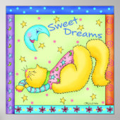 Sweet Dreams Cat Poster (Vorne)
