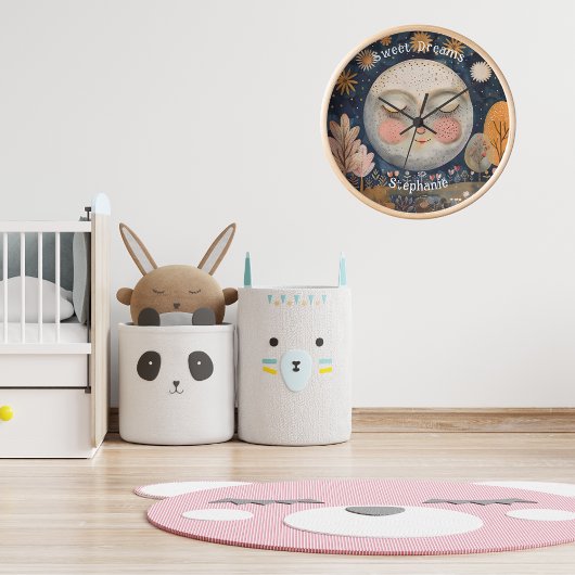 Sweet Dreams Celestial Moon Individuelle Name Nied Uhr