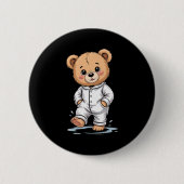Sweet Dreams Cool Teddy Bear With Pajamas Premium  Button (Vorderseite)