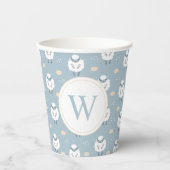 Sweet Dreams Counting Sheep Monogram Pappbecher (Vorderseite)