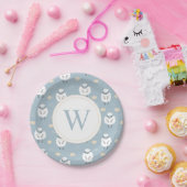 Sweet Dreams Counting Sheep Monogram Pappteller (Party)