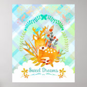 Sweet Dreams Deer Poster (Vorne)