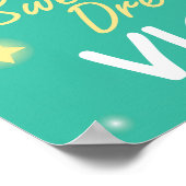 Sweet Dreams Design für Kinder. Poster (Ecke)