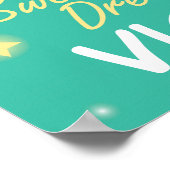 Sweet Dreams Design für Kinder. Poster (Ecke)