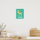 Sweet Dreams Design für Kinder. Poster (Küche)