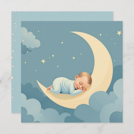 Sweet Dreams Einladung (Vorne/Hinten)