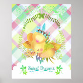 Sweet Dreams Elephant. Poster (Vorne)