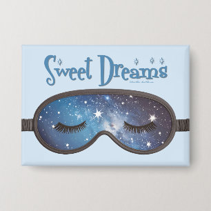 Sweet Dreams Face Mask Button