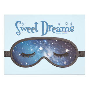 Sweet Dreams Face Mask Fotodruck