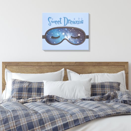 Sweet Dreams Face Mask Leinwanddruck (Insitu (Schlafzimmer))