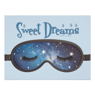 Sweet Dreams Face Mask Poster