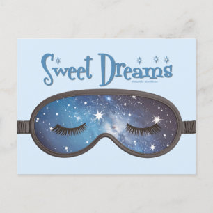 Sweet Dreams Face Mask Postkarte