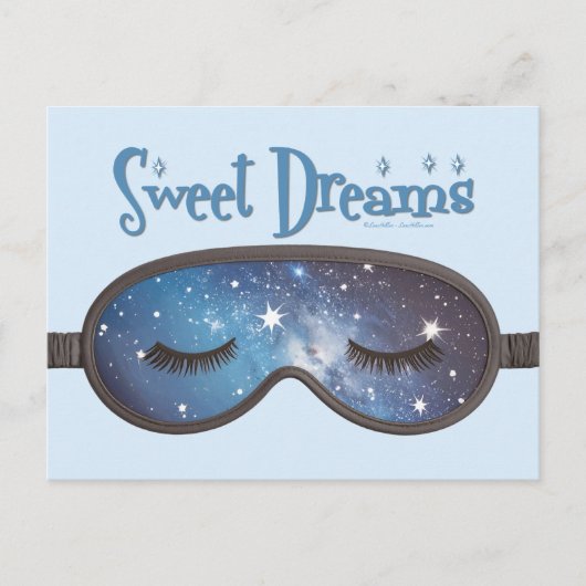 Sweet Dreams Face Mask Postkarte (Vorderseite)