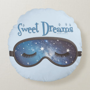Sweet Dreams Face Mask Rundes Kissen