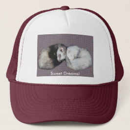 Sweet Dreams Ferrets Hat Truckerkappe